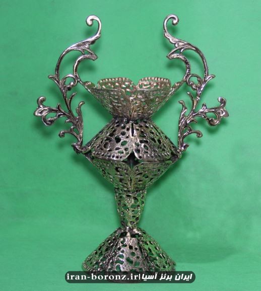 گلدان کنارسالنی برنزی مدل رومیزی