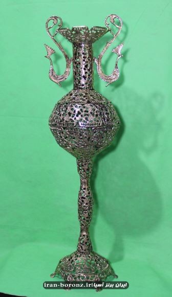 گلدان کنارسالنی برنزی مدل ساده