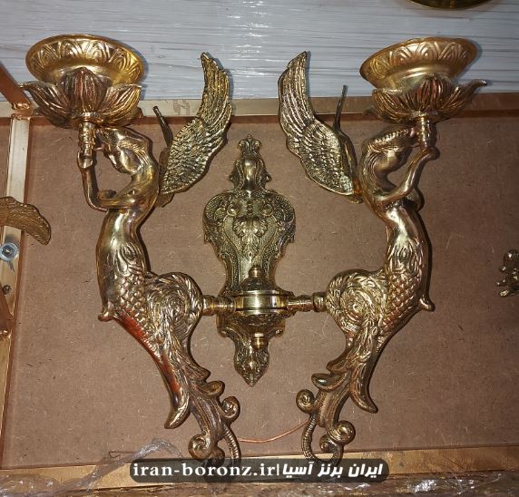 دیوارکوب روشنایی برنزی