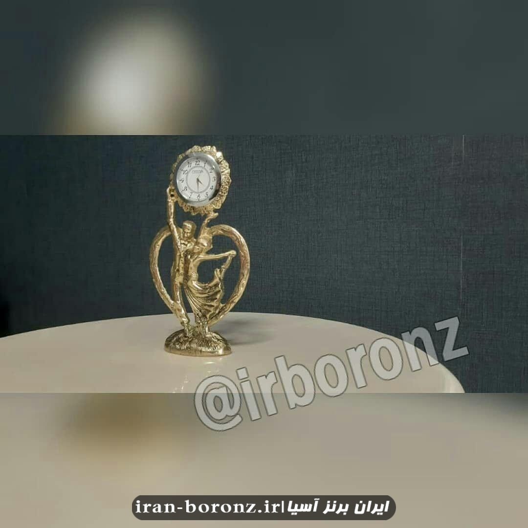 ساعت رومیزی برنزی