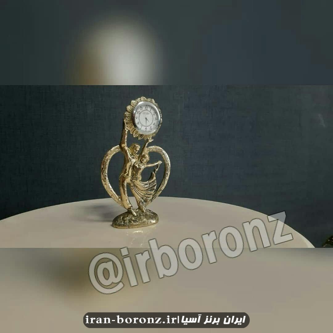 ساعت رومیزی برنزی مدل رومئو و ژولیت