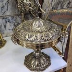 شکلات خوری برنزی مدل کبوتر