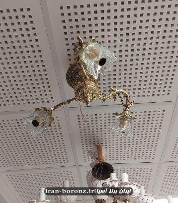 لوستر سقفی برنزی