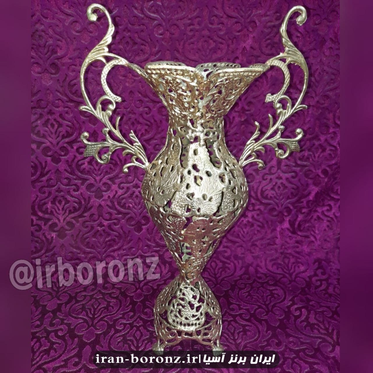 گلدان رومیزی برنزی